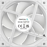 DeepCool FD12 120mm Case Fan 3-Pack, PWM Control, High Airflow, Low Noise, Hydro Bearing, White, Anti-Vibration Pads, 4-Pin Connector