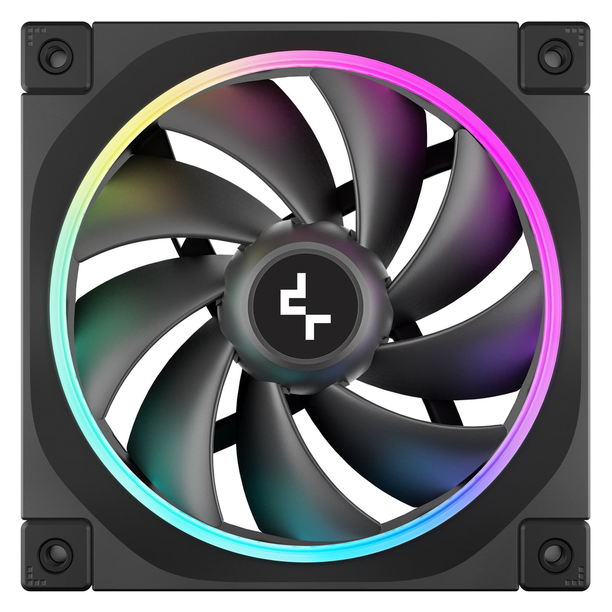 DeepCool FL12 120mm PWM 3 Pack Fan - High Performance, Low Noise, Fluid Dynamic Bearing, 36 ARGB LEDs, 500-2150 RPM, 55 CFM Airflow, 4-Pin PWM Control