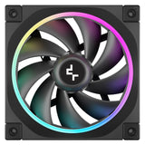 DeepCool FL12 120mm PWM 3 Pack Fan - High Performance, Low Noise, Fluid Dynamic Bearing, 36 ARGB LEDs, 500-2150 RPM, 55 CFM Airflow, 4-Pin PWM Control