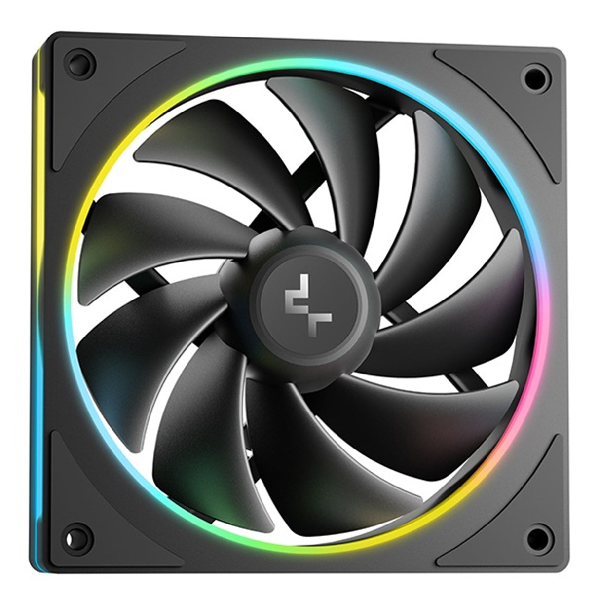 DeepCool LM360 Liquid CPU Cooler with 2.4" IPS Display, 360mm AIO, Triple 120mm ARGB Fans, Anti-Leak Technology, PWM Pump, Intel LGA 1851/1700 & AMD AM5 Compatible, Black