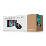 DeepCool Mystique 240 CPU Cooler, ARGB, Personalized Cooling with 2.8" TFT LCD Screen and Enhanced Pump Performance, 5 year warranty