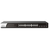 DrayTek VSP1281X-K VigorSwitch P1281x 24 Port Gigabit POE Smart Managed Switch with 4x 10GbE SFP Ports
