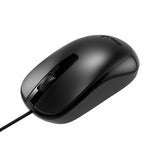 Genius DX-120 Wired USB Type-C Plug and Play Mouse, 1200 DPI Optical Tracking, 3 Button with Scroll Wheel, Ambidextrous Design with 1.5m Cable, Black