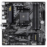 Gigabyte B550M DS3H AC R2 Ultra Durable AMD AM4 Socket Motherboard, Micro-ATX, 4x DDR4 Slots, 2x M.2 Socket, GbE LAN, Wi-Fi 5, 1x DisplayPort / 1x HDMI Port