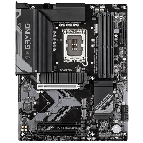 Gigabyte B760 GAMING X DDR4 GEN5 Intel 1700 Socket Motherboard, ATX, 4x DDR4 Slots, 3x M.2 Sockets, Fitted I/O Shield, 2.5GbE LAN, 1x DisplayPort / 1x HDMI Port