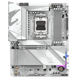 Gigabyte X870 AORUS ELITE X3D ICE AMD AM5 Socket Motherboard, ATX, 4x DDR5 Slots, 4x M.2 Socket, 5GbE LAN, WiFi 7, 1x HDMI Port / 2x USB-C (USB4)
