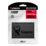 Kingston A400 (SA400S37/960G) 960GB, 2.5 Inch SSD, SATA 3 Interface, Read 500MB/s, Write 450MB/s, 3 Year Warranty