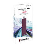 Kingston DataTraveller Max DTMAXA/512GB 512GB USB 3.2 Gen 2 Flash Drive
