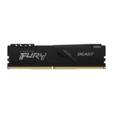 Kingston FURY Beast KF432C16BBK2/32 32GB (2x 16GB) DIMM System Memory, 3200MHz, DDR4, CL16, Black, Intel XMP