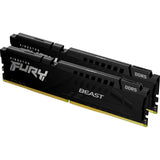 Kingston FURY Beast KF556C36BBEK2-64 64GB (2x 32GB) DIMM System Memory, 5600MHz, DDR5, CL36, Black, Intel XMP, AMD EXPO