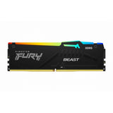 Kingston FURY Beast KF560C30BBEAK2-64 64GB (2x 32GB) DIMM System Memory, 6000MHz, DDR5, CL30, Black, RGB, Intel XMP, AMD EXPO