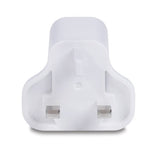 LINDY 73425 30W USB Type A & C Charger UK Plug, 3A, Power Delivery 3.0 + PPS, 2 Output Connectors (USB, 24 pin USB-C), White