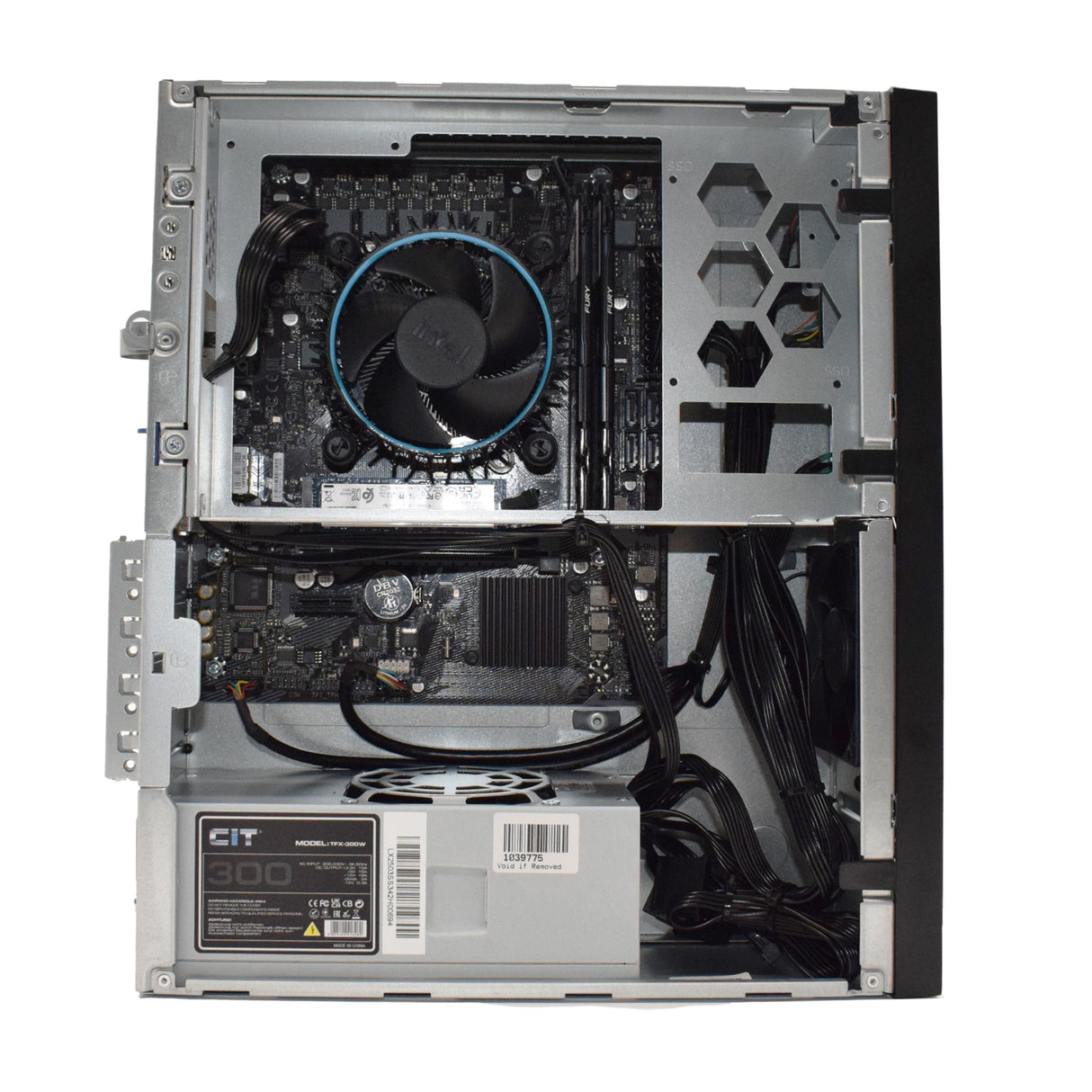 LOGIX 14th Gen Intel Core i3 Quad Core Small Form Factor SFF Home / Office PC with 8GB RAM, 500GB SSD, Windows 11 Home, WiFi 6, Keyboard, Mouse & 3 Year Warranty