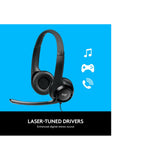 Logitech H390 USB Headset with Noise-Cancelling Mic