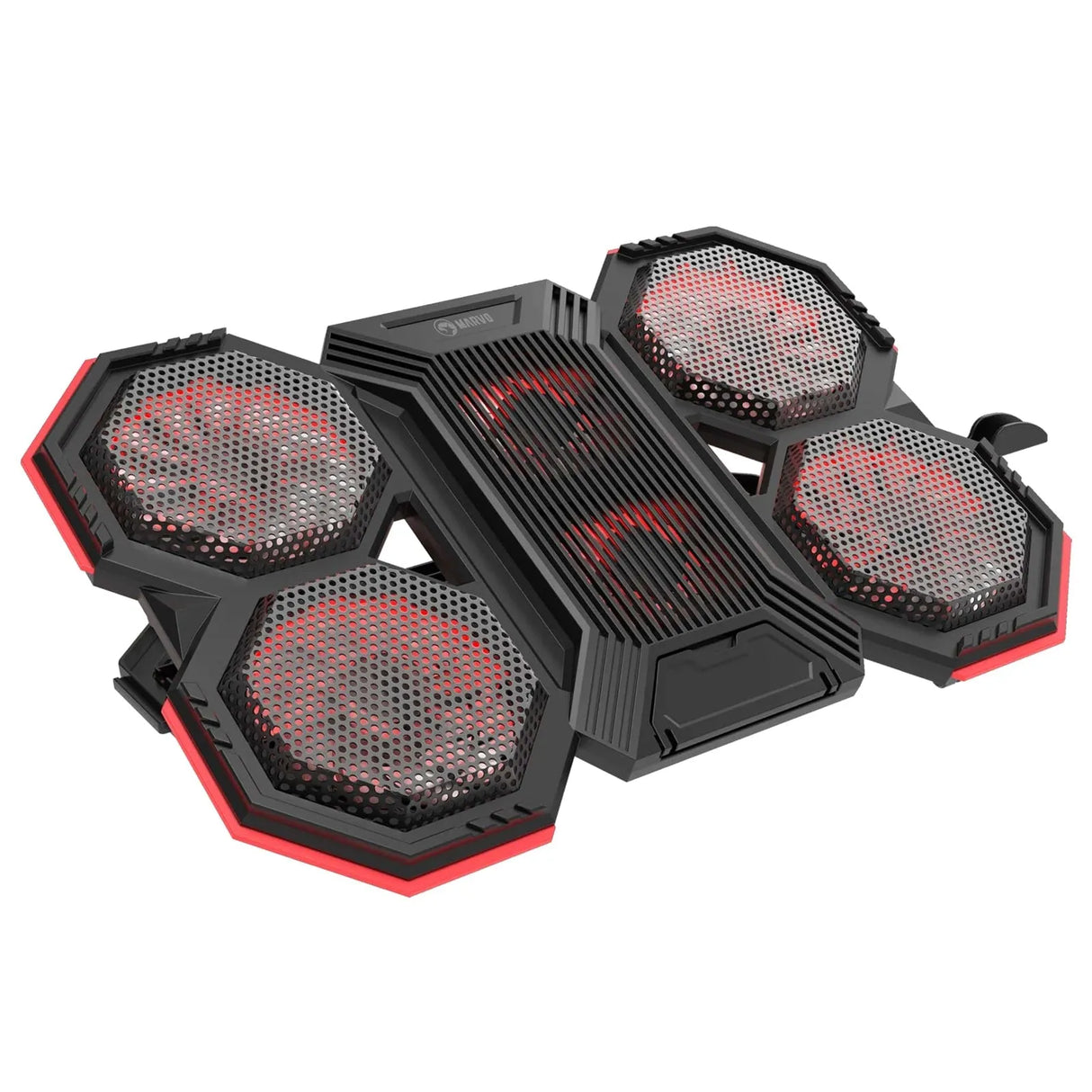 Marvo Scorpion FN-41 Atlas 60 USB Powered Six Fan Laptop Cooling Stand (Black)