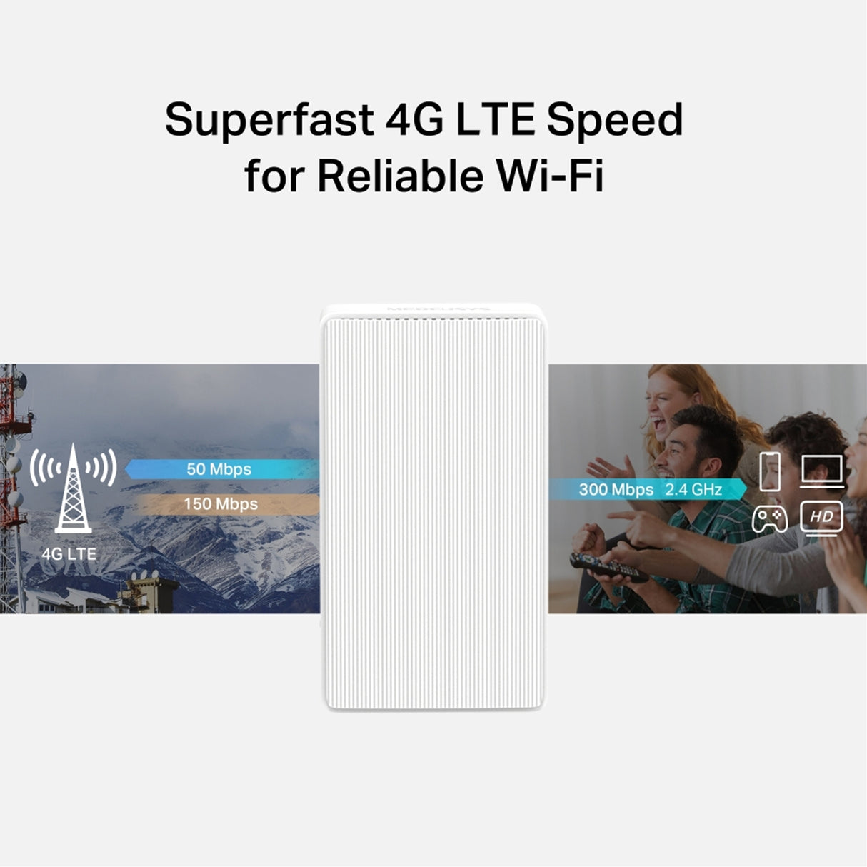 Mercusys MB110-4G 300Mbps Wireless N 4G LTE Router