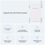 Mercusys ME50G AC1900 Wi-Fi Range Extender (UK Plug)
