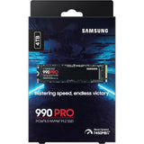 Samsung 990 PRO(MZ-V9P4T0BW ) 4TB NVMe SSD, PCIe Gen4, M.2 Interface, 2280, Read 7450 MB/s, Write 6900 MB/s, 5 Year Warranty