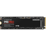 Samsung 990 PRO(MZ-V9P4T0BW ) 4TB NVMe SSD, PCIe Gen4, M.2 Interface, 2280, Read 7450 MB/s, Write 6900 MB/s, 5 Year Warranty