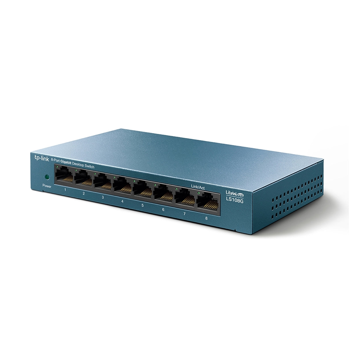 TP-Link LiteWave LS108G 8-Port 10/100/1000Mbps Metal Gigabit Desktop Network Switch