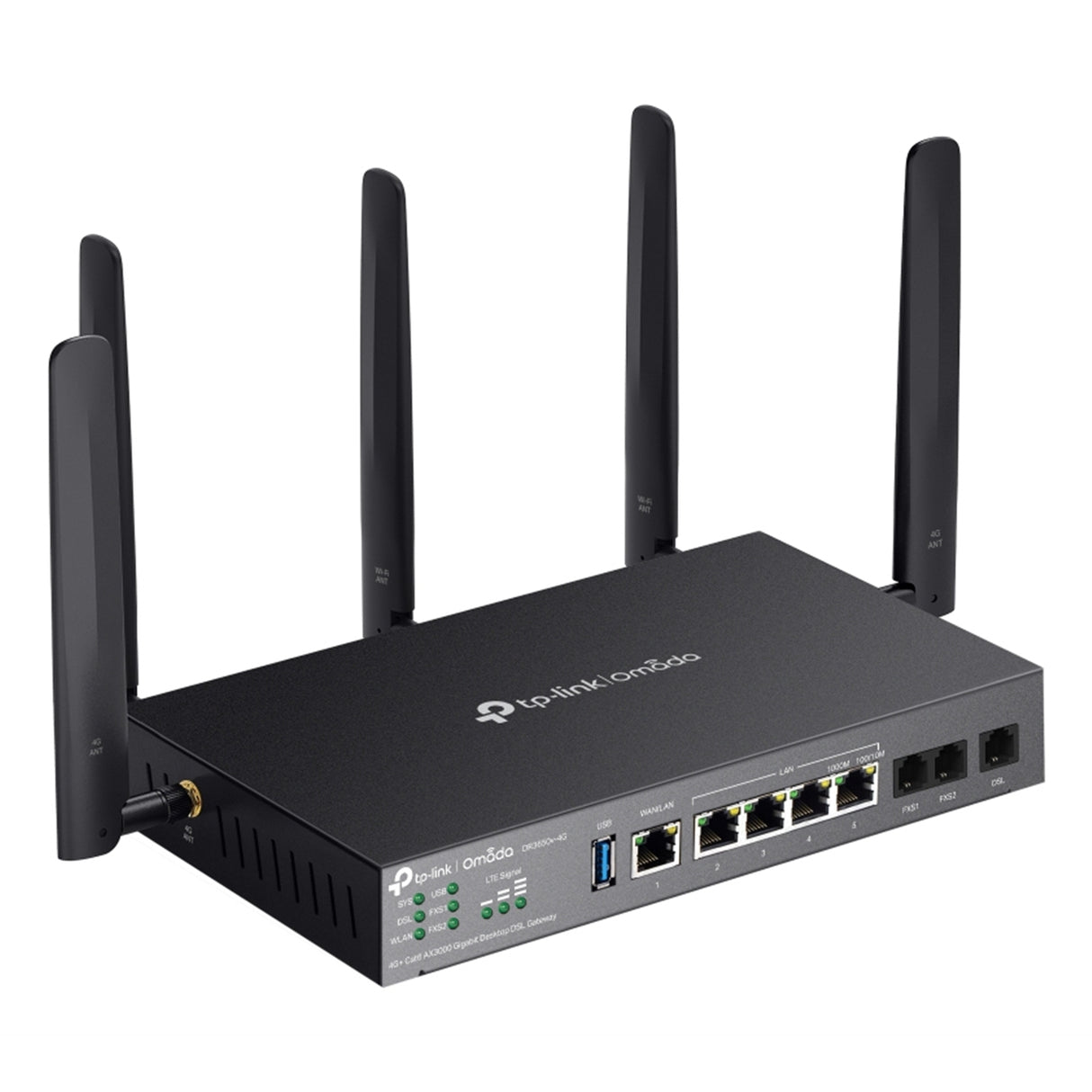 TP-Link Omada DR3650v-4G AX3000 Wi-Fi 6 Gigabit Desktop DSL Gateway