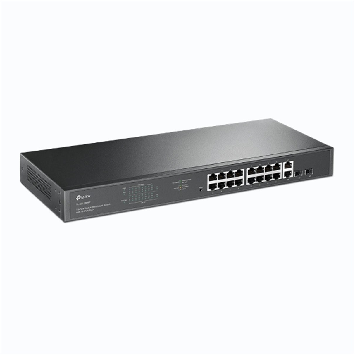 TP-Link TL-SG1218MP 18-Port Metal Gigabit Rackmount PoE Switch with 16 PoE+ (250W)