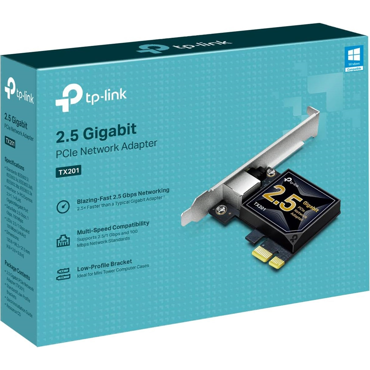 TP-Link TX201 2.5 Gigabit PCIe Network Adapter