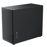 TecWare Fusion 3 mATX Compact PC Case, High Airflow SFF Chassis, 3 Fans Included, Top-Mount ATX/SFX PSU Support, USB-C, Supports 280mm GPU & Dual Radiators, Black
