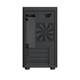 TecWare Fusion 3 mATX Compact PC Case, High Airflow SFF Chassis, 3 Fans Included, Top-Mount ATX/SFX PSU Support, USB-C, Supports 280mm GPU & Dual Radiators, Black