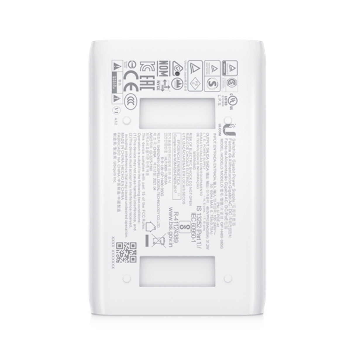 Ubiquiti U-POE+ (Previously U-POE-AT) Universal 802.3at 48V 30W Power POE+ Injector