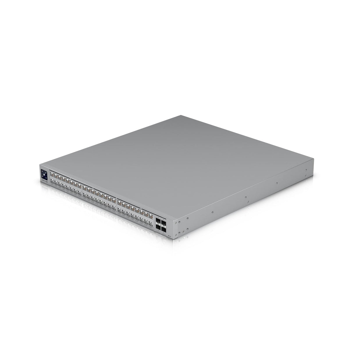 Ubiquiti (USW-Pro-XG-48) Professional-grade, 48-port Layer 3 Etherlighting switch with (32) 10 GbE, (16) 2.5 GbE, and (4) 25G SFP28 ports.