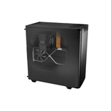 be quiet! Pure Base 501 Airflow Black ATX Mid Tower Case with USB-A, USB-C, 2 x Pure Wings 2 140mm Black PWM Fans, Sleek Front Panel and Airflow Cover
