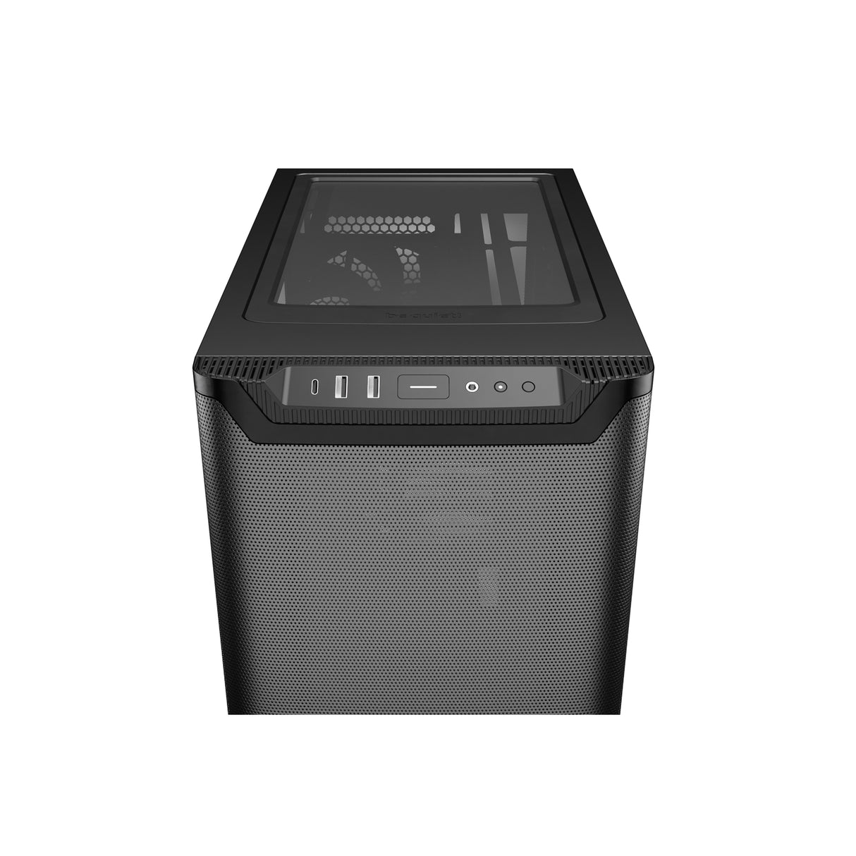 be quiet! Pure Base 501 Airflow Black ATX Mid Tower Case with USB-A, USB-C, 2 x Pure Wings 2 140mm Black PWM Fans, Sleek Front Panel and Airflow Cover