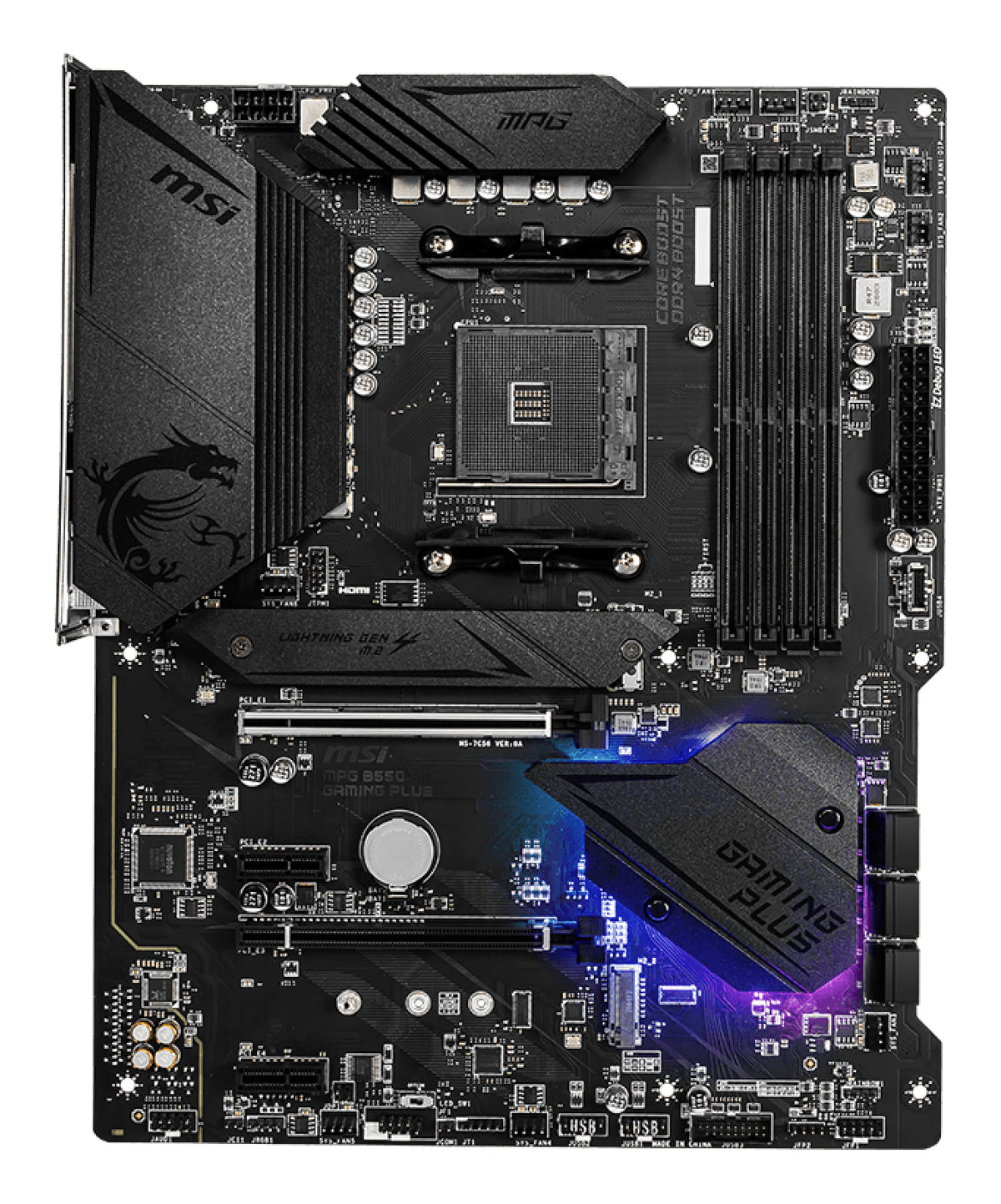 MSI MPG B550 Gaming Plus AMD B550 Socket AM4 ATX